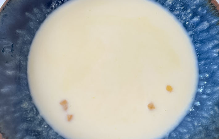 『冷製コーンそうめん』を作る写真