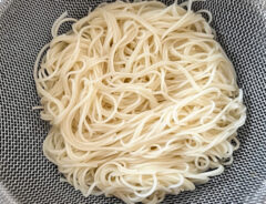 『冷製コーンそうめん』の写真