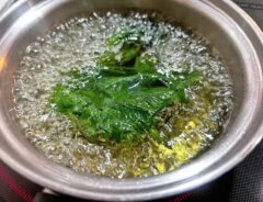 『大葉ジュース』を作る写真