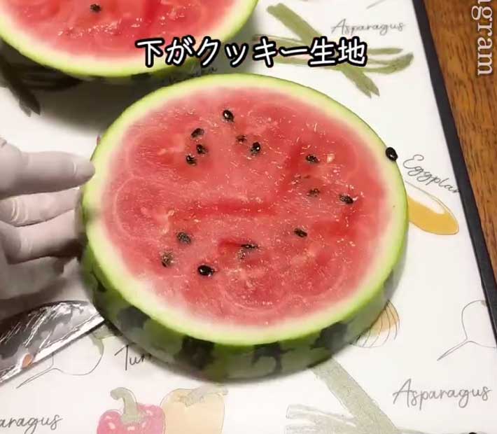 輪切りのスイカ