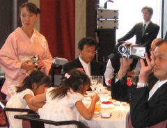 結婚式の写真