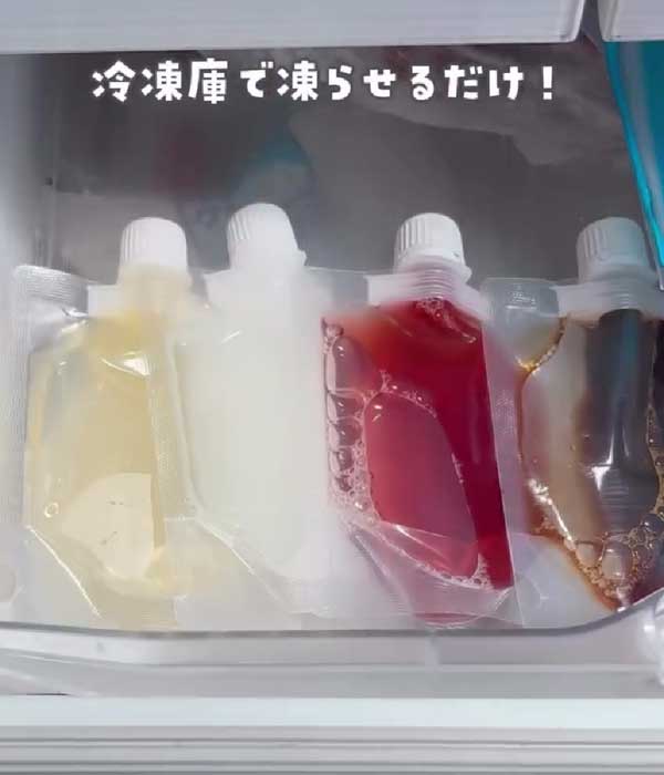 透明スパウトパウチの画像