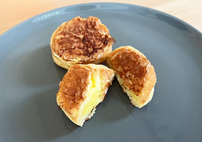 菓子パンでフレンチトースト