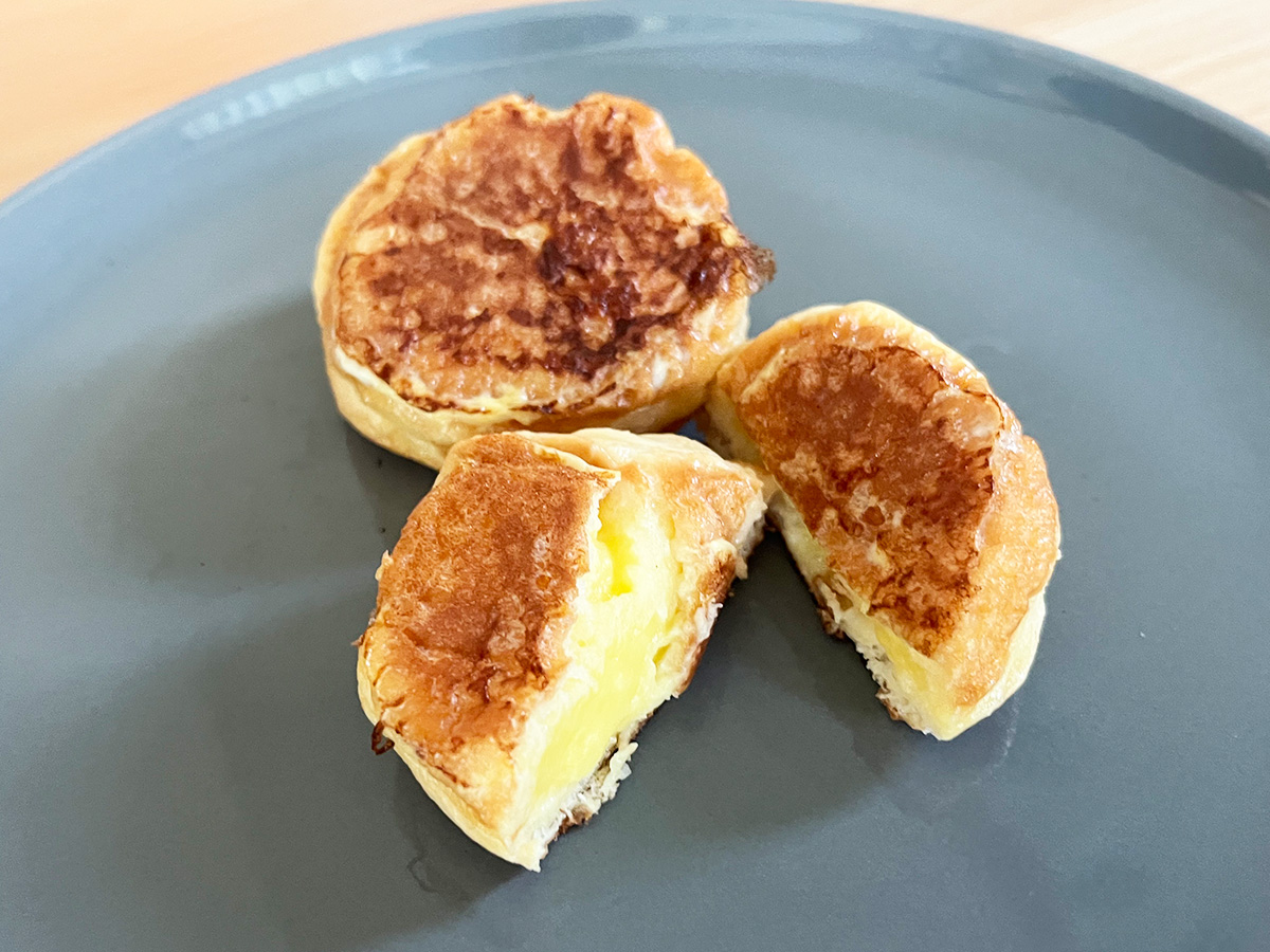 菓子パンでフレンチトースト
