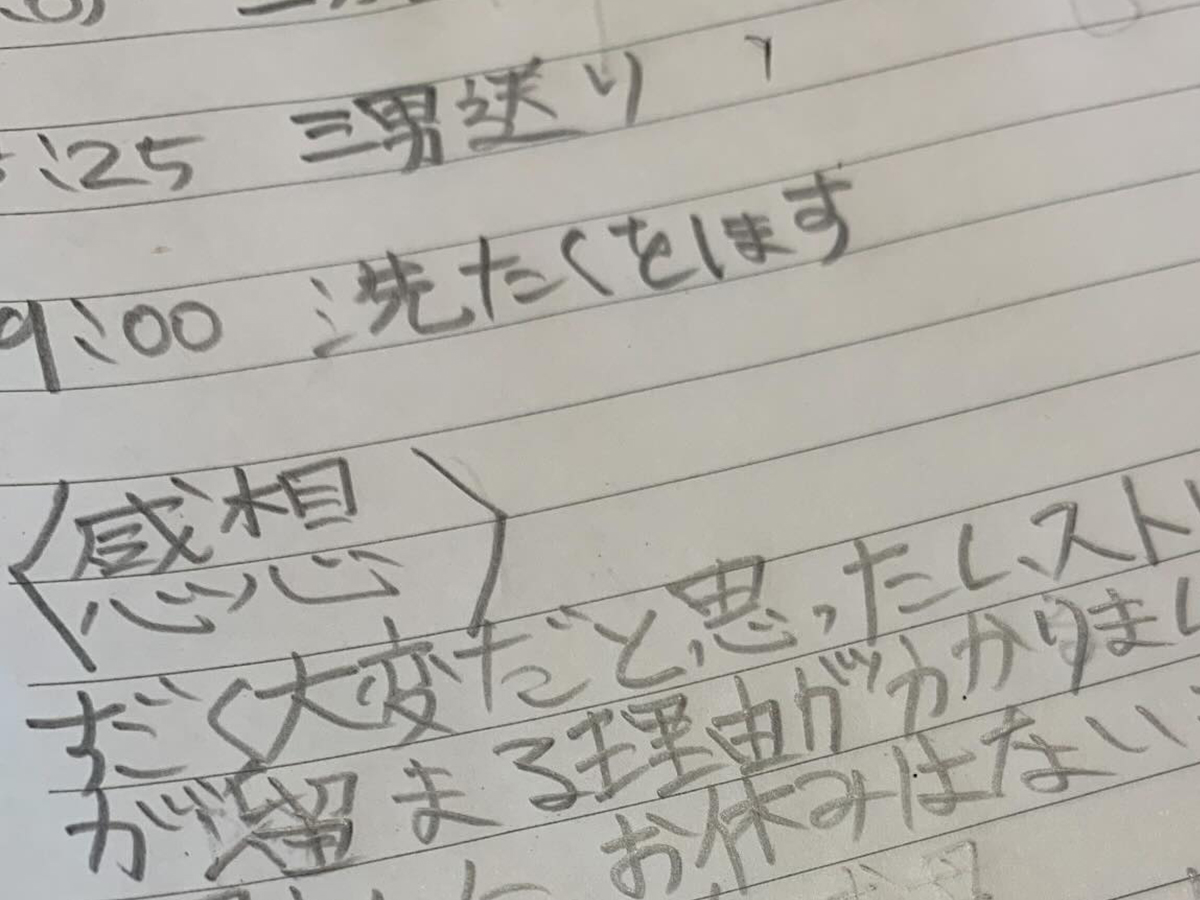 メモ書きの画像