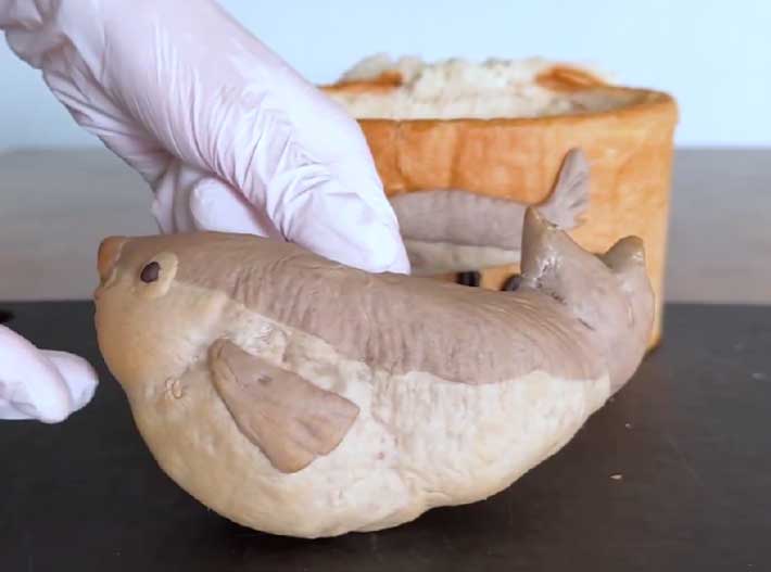 鮭風のパン