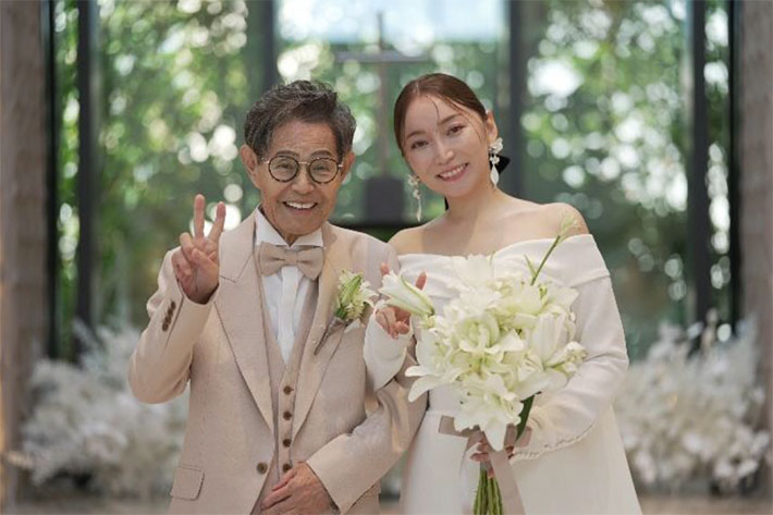 加藤茶、綾菜夫妻