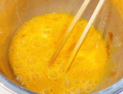 『ケチャップの玉子焼き』を作る写真