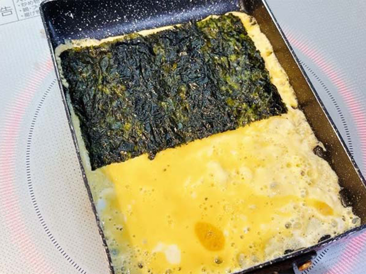 『キムチ玉子焼き』の写真