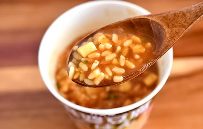 『カップdeごはん　いざ米（まい）る　麻婆豆腐ごはん』＜中辛＞の完成写真