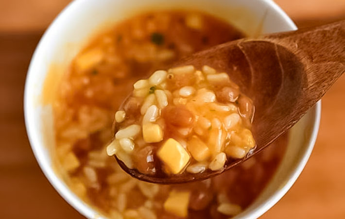 『カップdeごはん　いざ米（まい）る　麻婆豆腐ごはん』＜中辛＞の完成写真