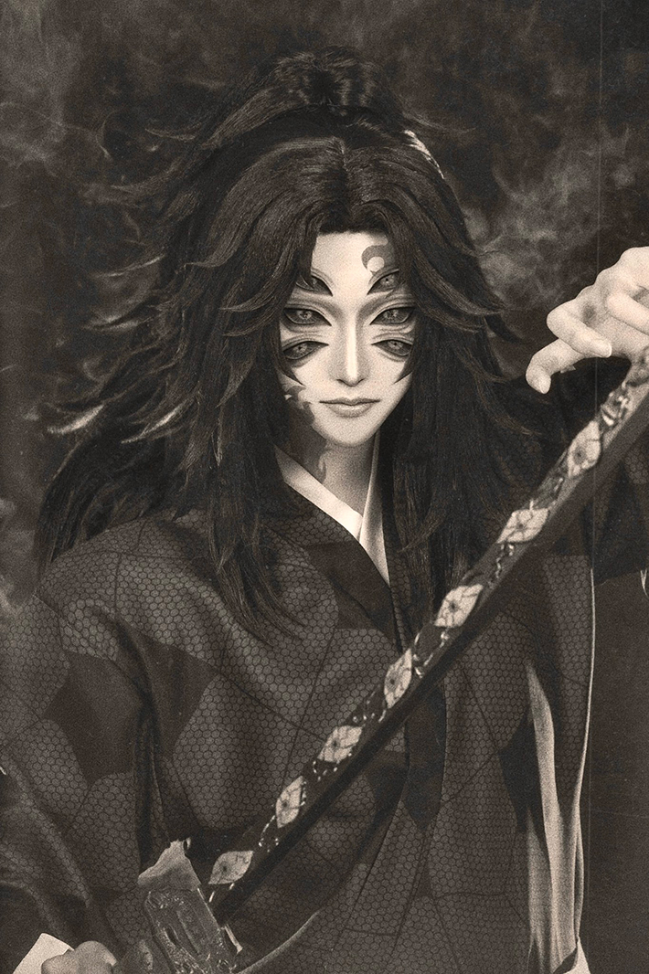 黒死牟のコスプレの写真