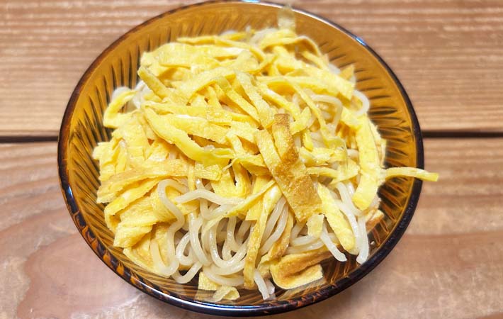 錦糸玉子のせ冷やし中華の写真