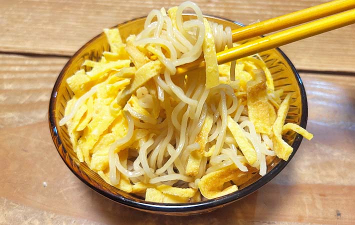錦糸玉子のせ冷やし中華の写真
