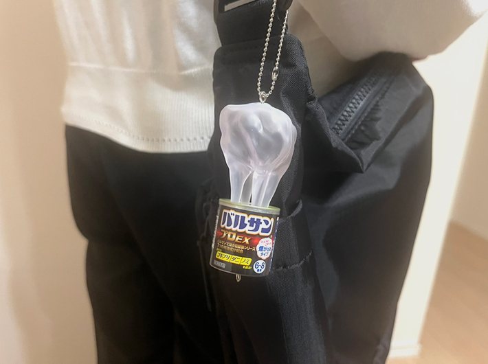 『バルサン ボールチェーンマスコット』