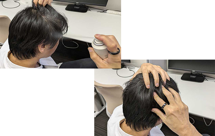 ドライシャンプーの画像