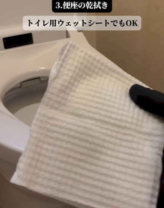 トイレ掃除用シート