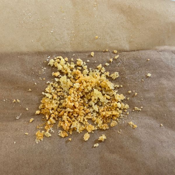 『自家製粉チーズ』が完成した様子