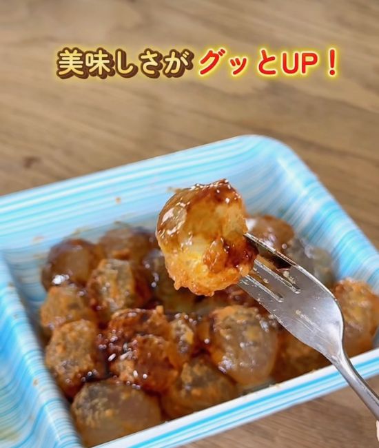 きな粉をまぶしたわらび餅