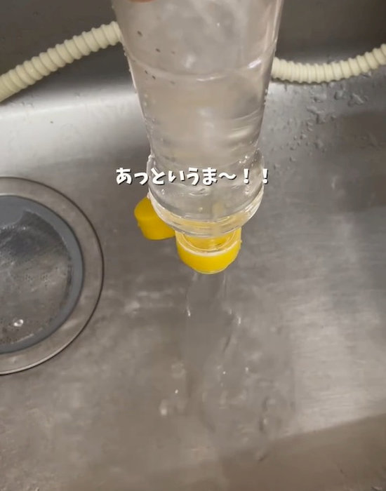 空になったペットボトル