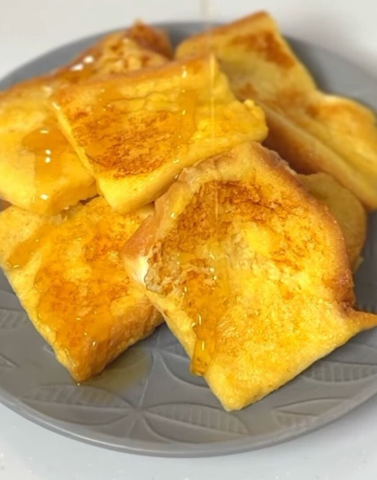 完成したフレンチトースト