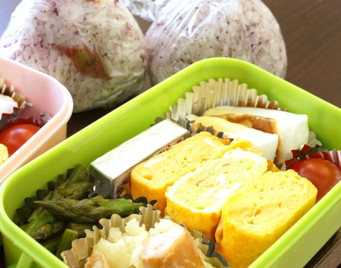 手作りのお弁当