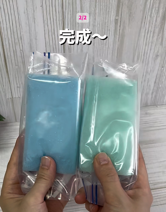 凍ったスポンジ