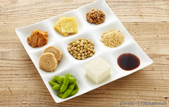 枝豆と大豆の栄養成分の違いを比較