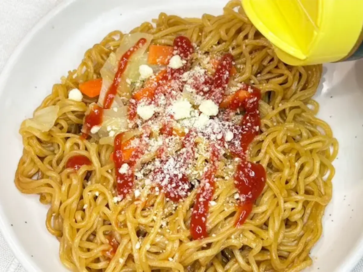 焼きそばアレンジの写真