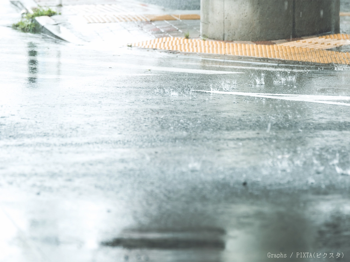台風の写真