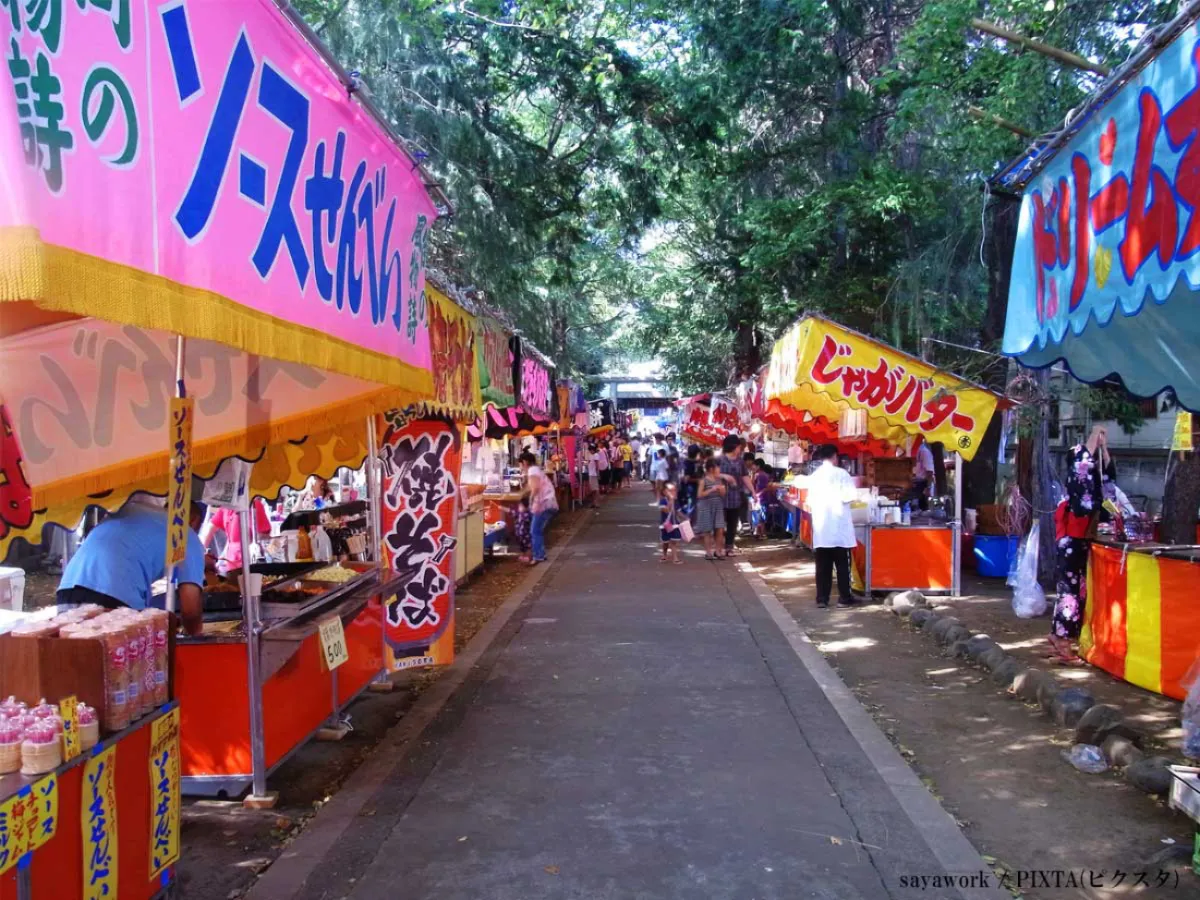 屋台の写真