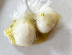 『ラーメンスープ味玉』を作る写真