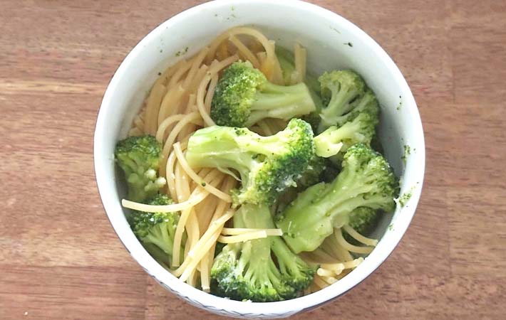『ブロッコリーソースのパスタ』を作る写真