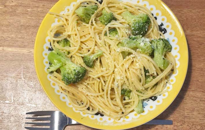 『ブロッコリーソースのパスタ』の完成写真