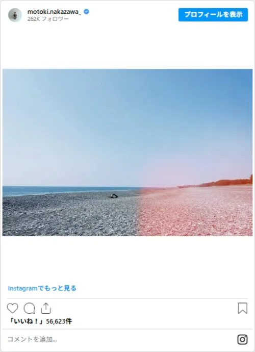 中沢さんのInstagram