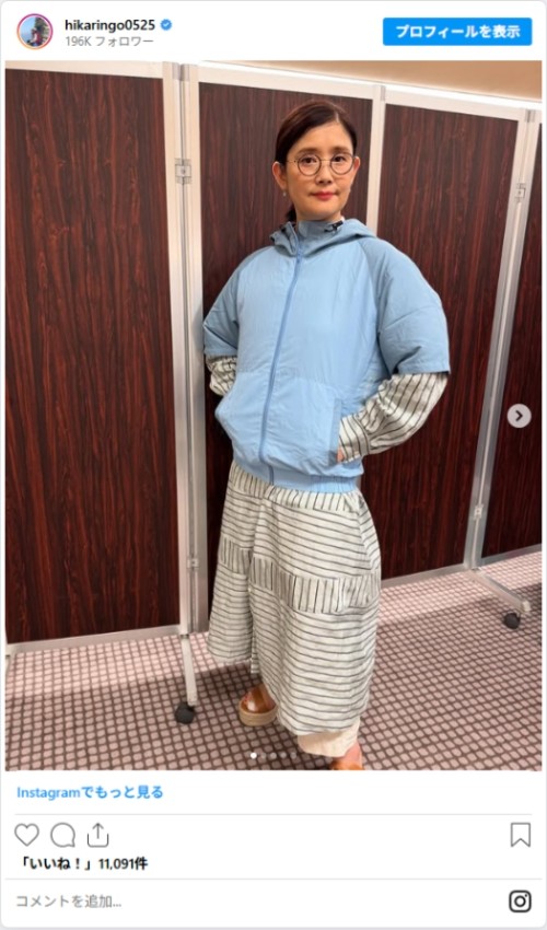 石田ひかりさんのInstagram