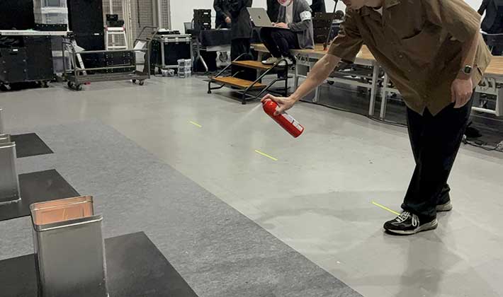 消火訓練の写真