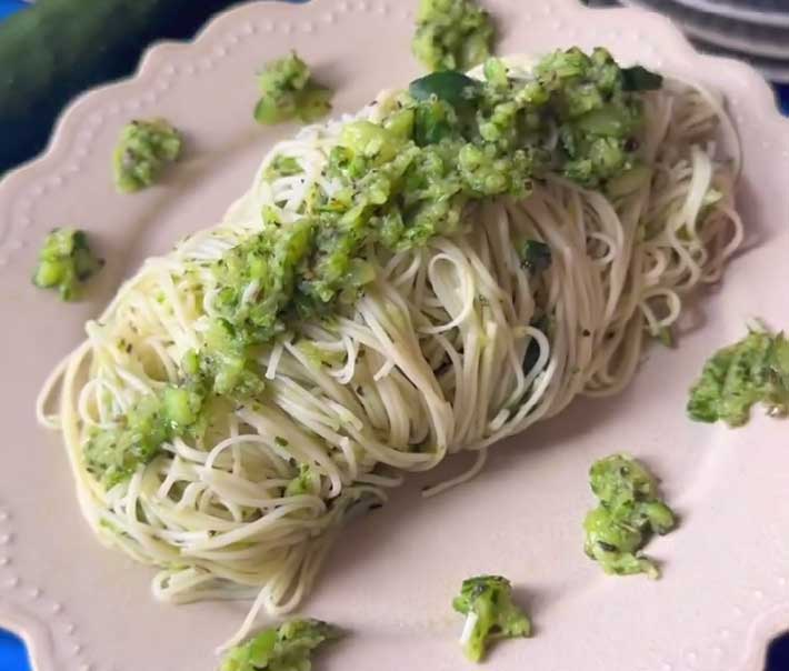 ジェノベーゼ風そうめん