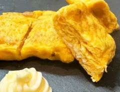 『粒マスタードの玉子焼き』の完成写真（撮影：エニママ）