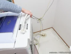 洗濯機の排水溝の写真