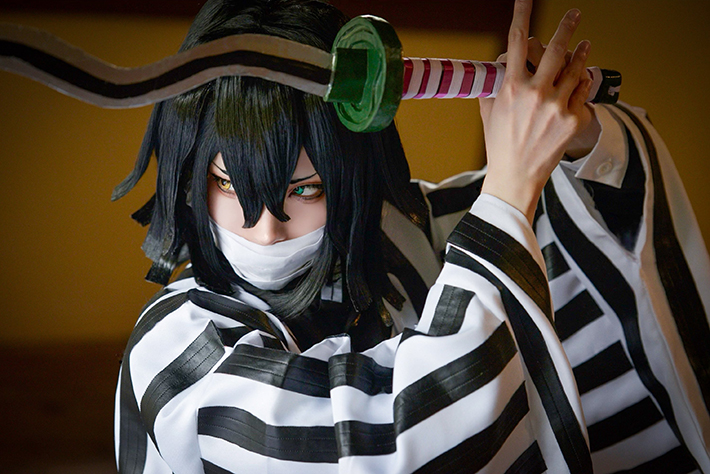 伊黒小芭内のコスプレ