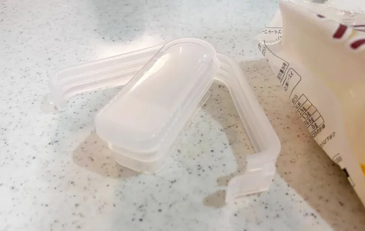 「冷凍食品用袋キャップ（小さめ食材用）」の写真