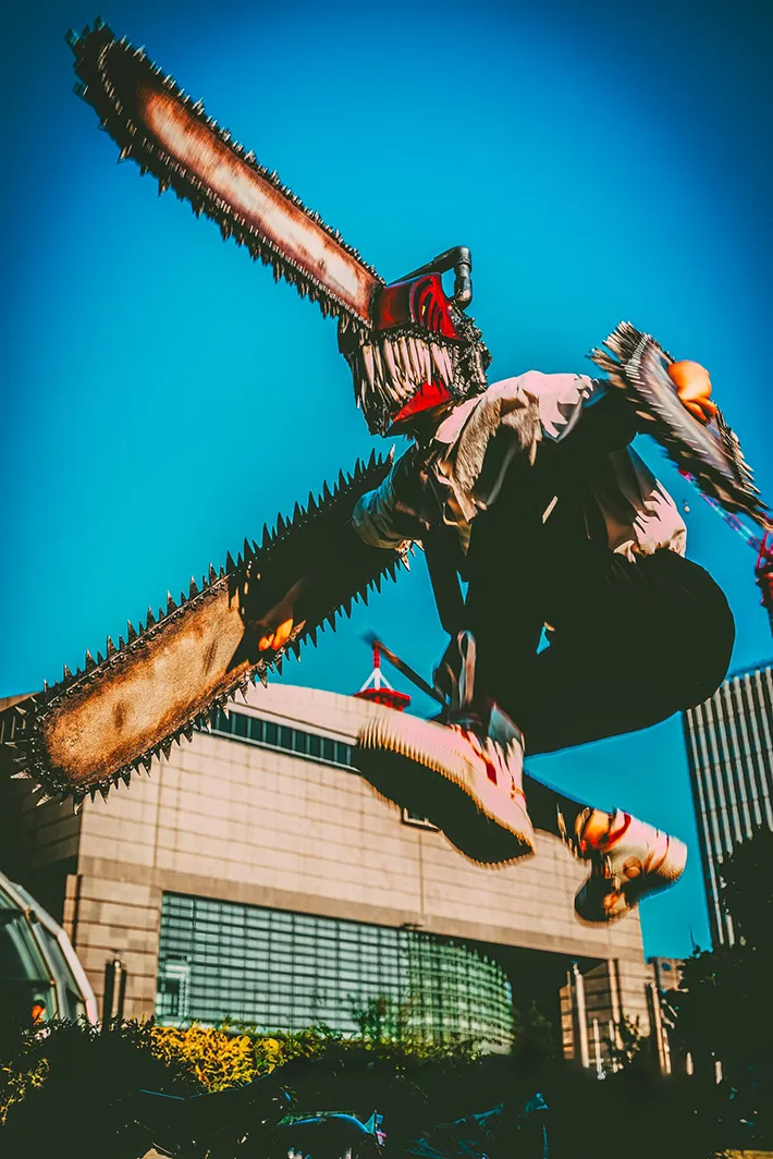 チェンソーマンのコスプレの写真