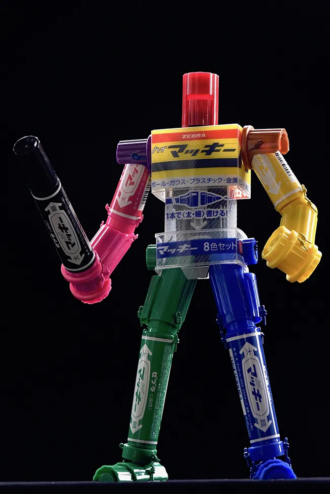 『マッキー』で作ったロボット