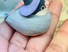 文鳥の陶芸作品