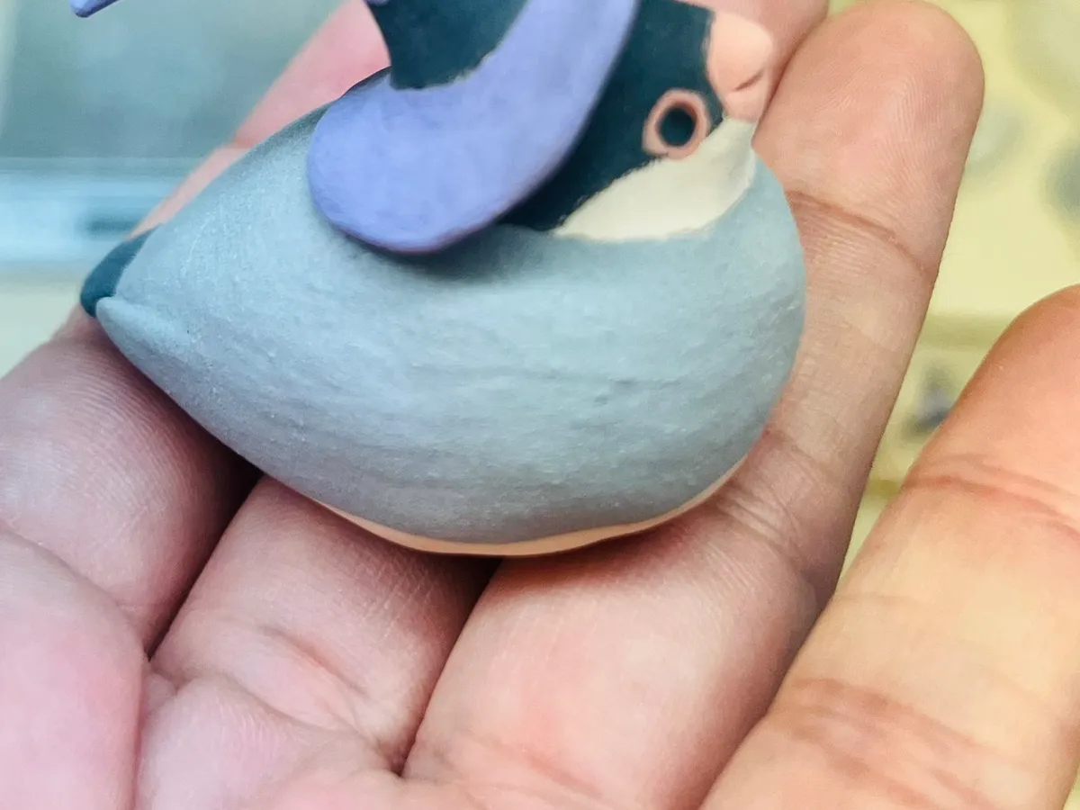 文鳥の陶芸作品