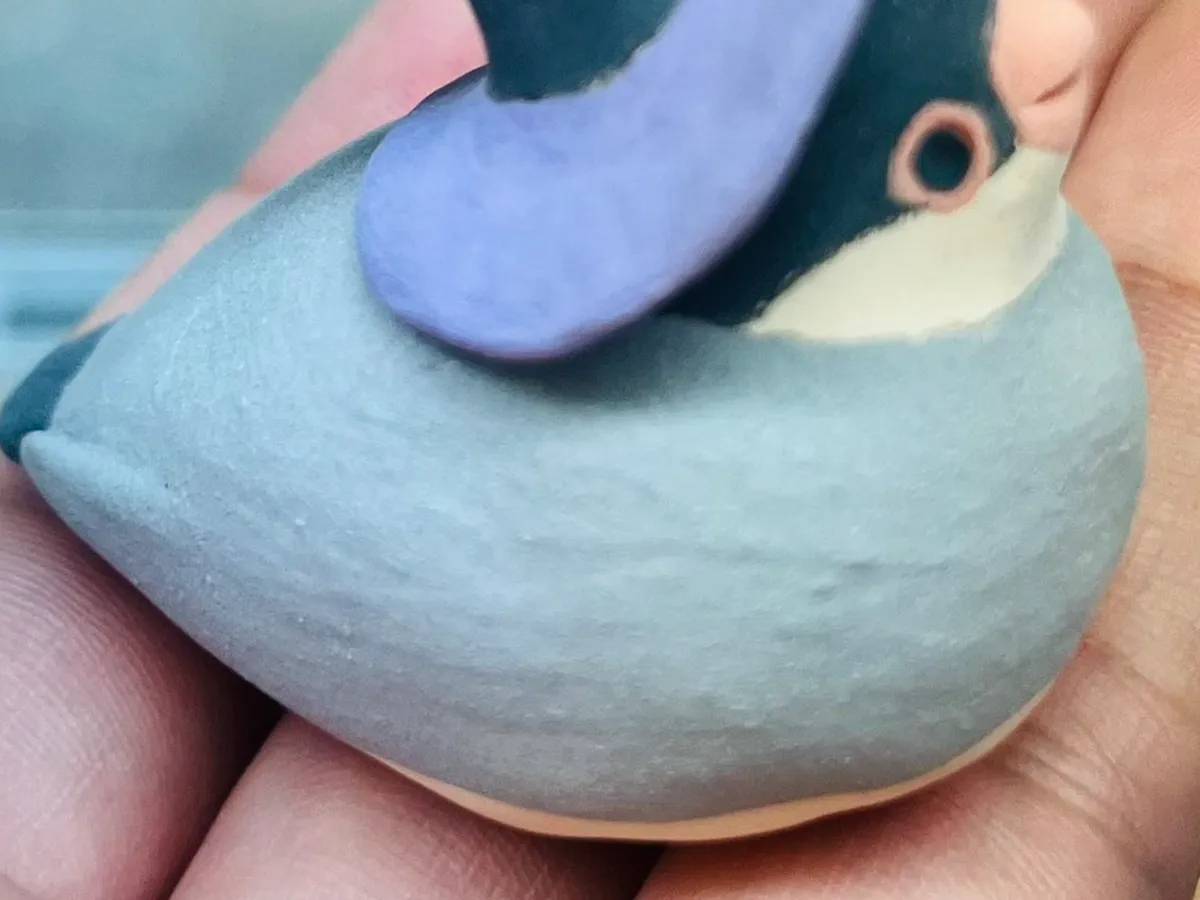 文鳥の陶芸作品