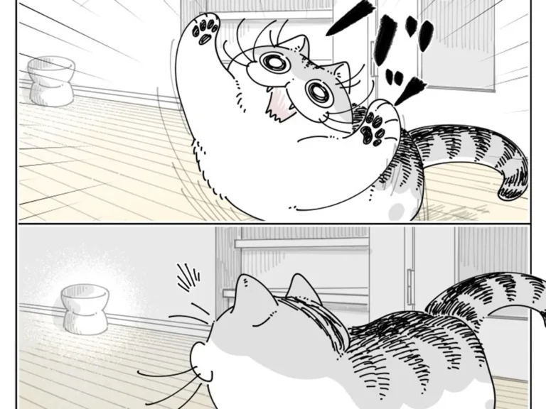 キュルZ(@kyuryuZ)さんが自身の体験をもとに描いた、猫のキュルガと飼い主を描いた漫画