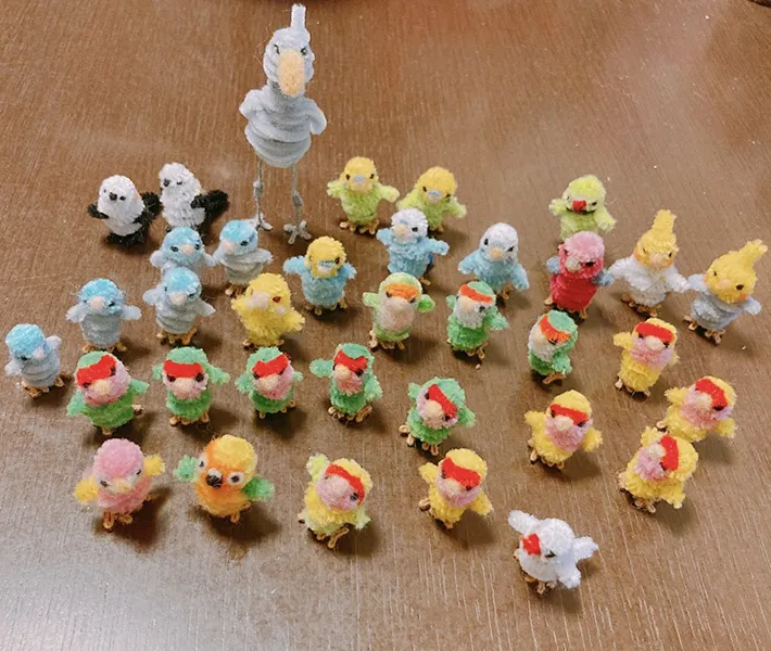 モールで作った鳥