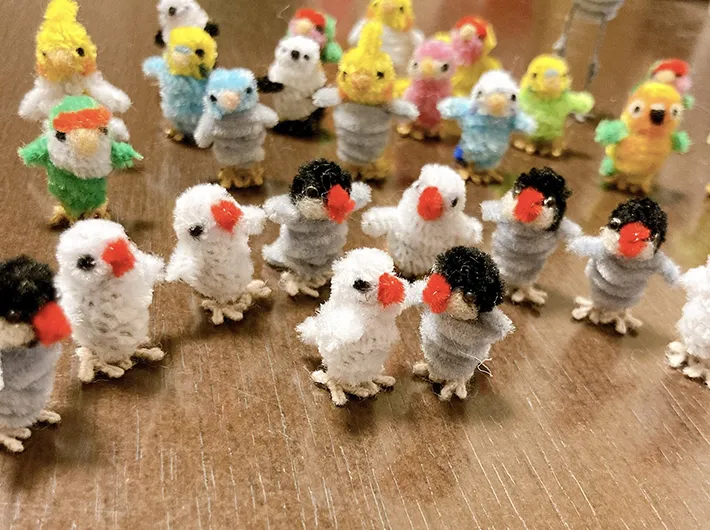 モールで作った鳥